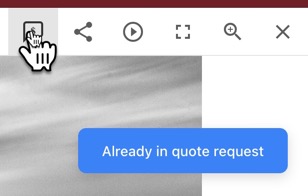 Already Added Message